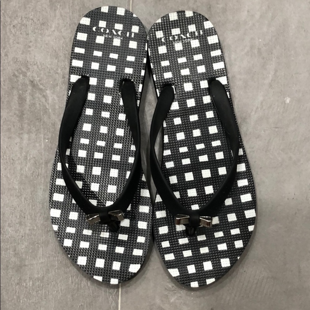 Coach Flip Flops